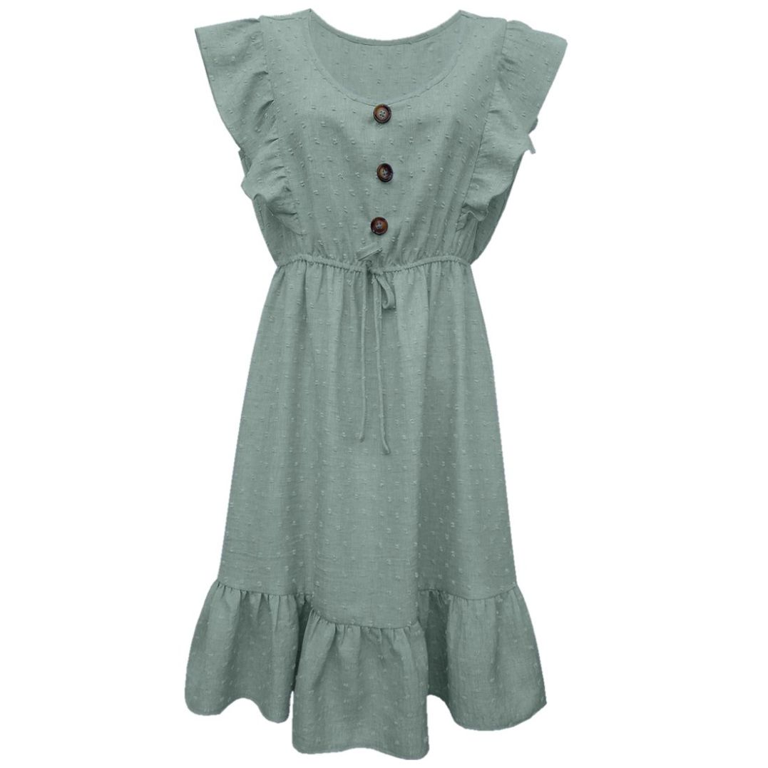 Vestido Manga Olan para Mujer 7J Lady