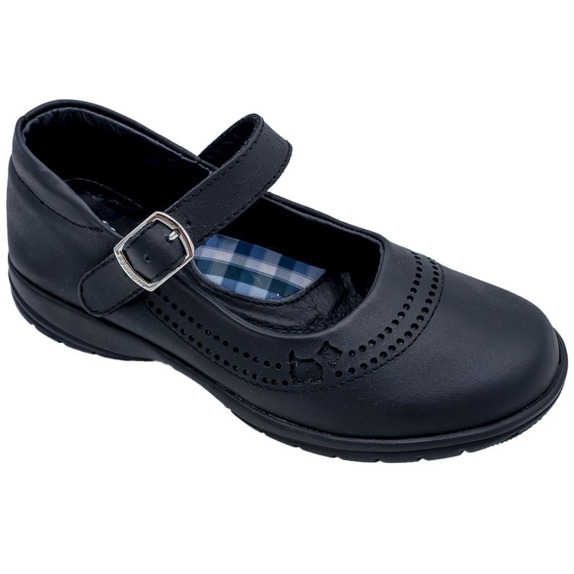 Zapato Escolar On Hebilla 18-21 Negro para Niña Ferrioni