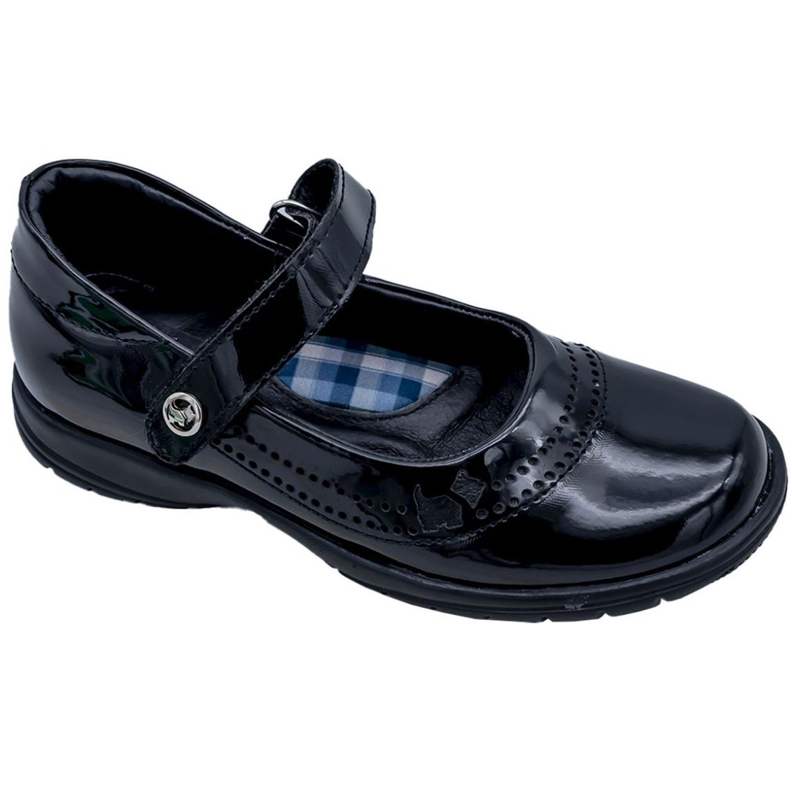 Zapato Escolar de Charol 15-17 Negro para Niña Ferrioni