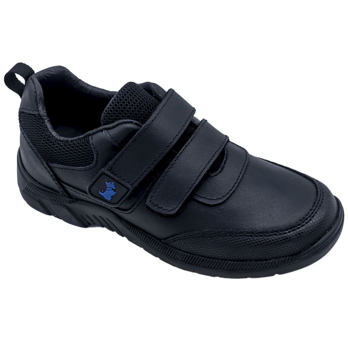 Zapato Escola con Velcro 15-17 Negro para Niño Ferrioni