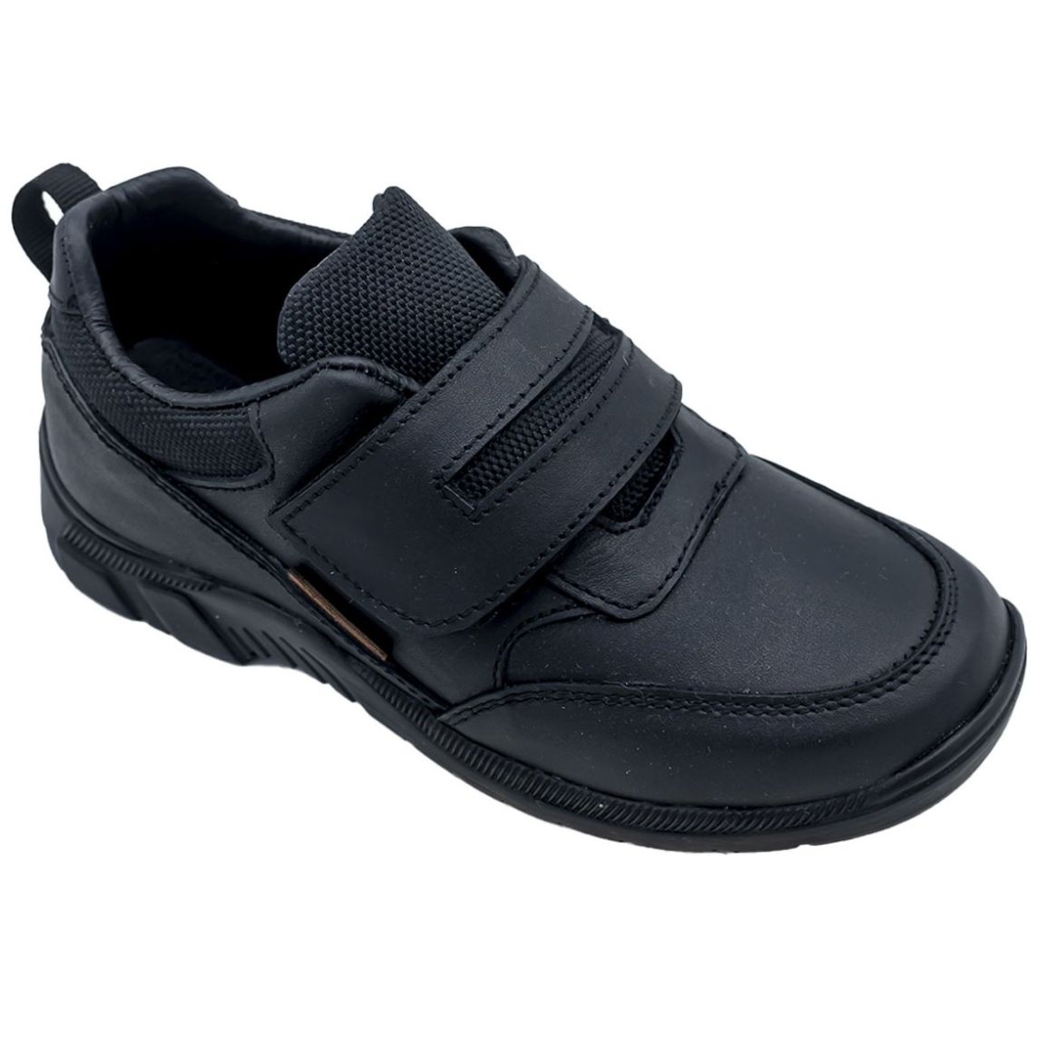 Zapato Escolar con Velcro 15-17 Negro para Niño Ferrioni