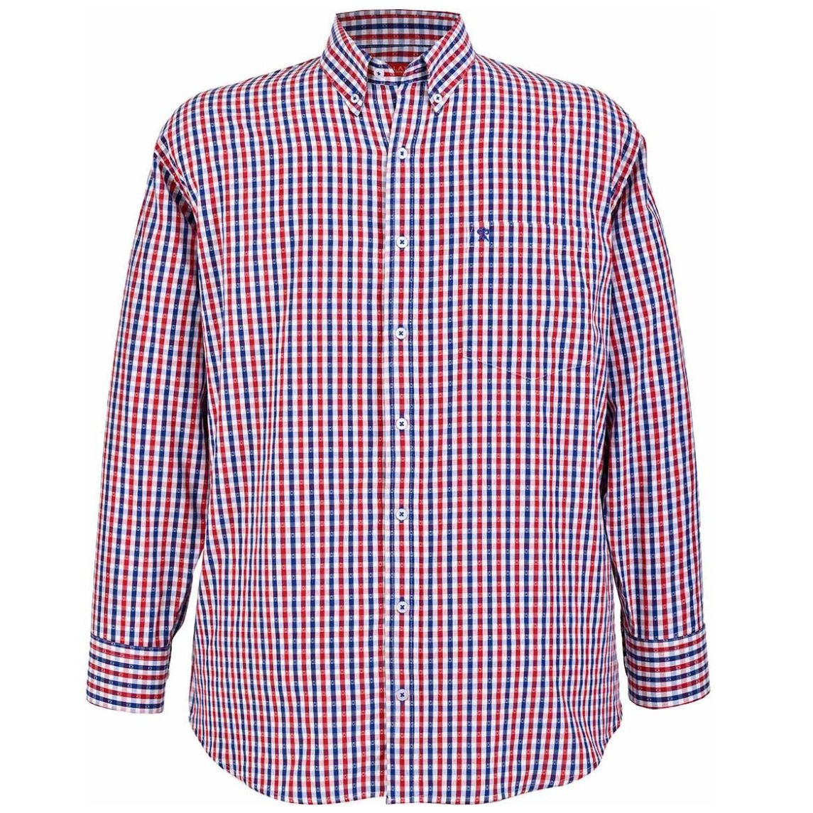 Camisa Diseño a Cuadros  para Hombre Plus Cavalatti