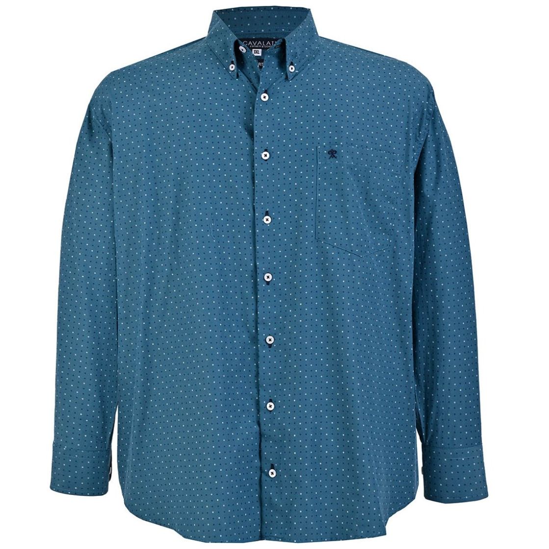 Camisa Estampada para Hombre Plus Cavalatti