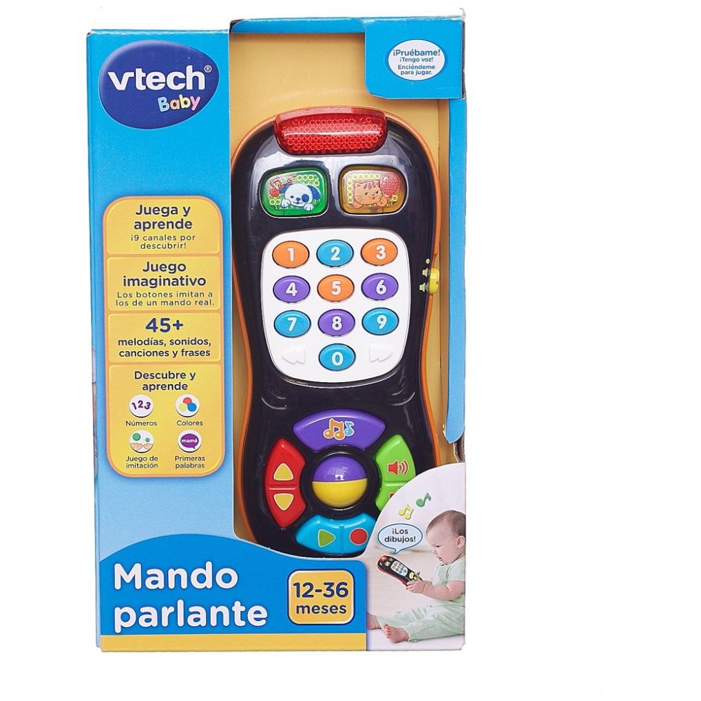 Mando Parlante Enseña Números Colores Palabras para Bebé Vtech