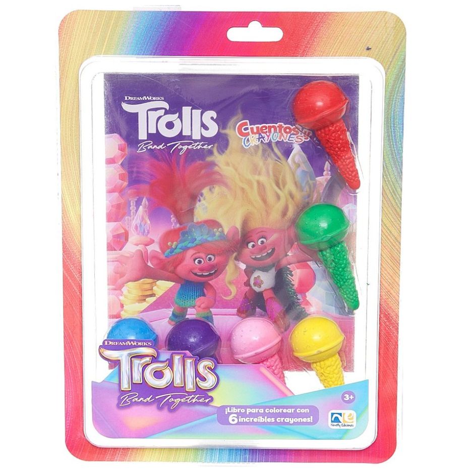 Cuentos Y Crayones Trolls Novelty