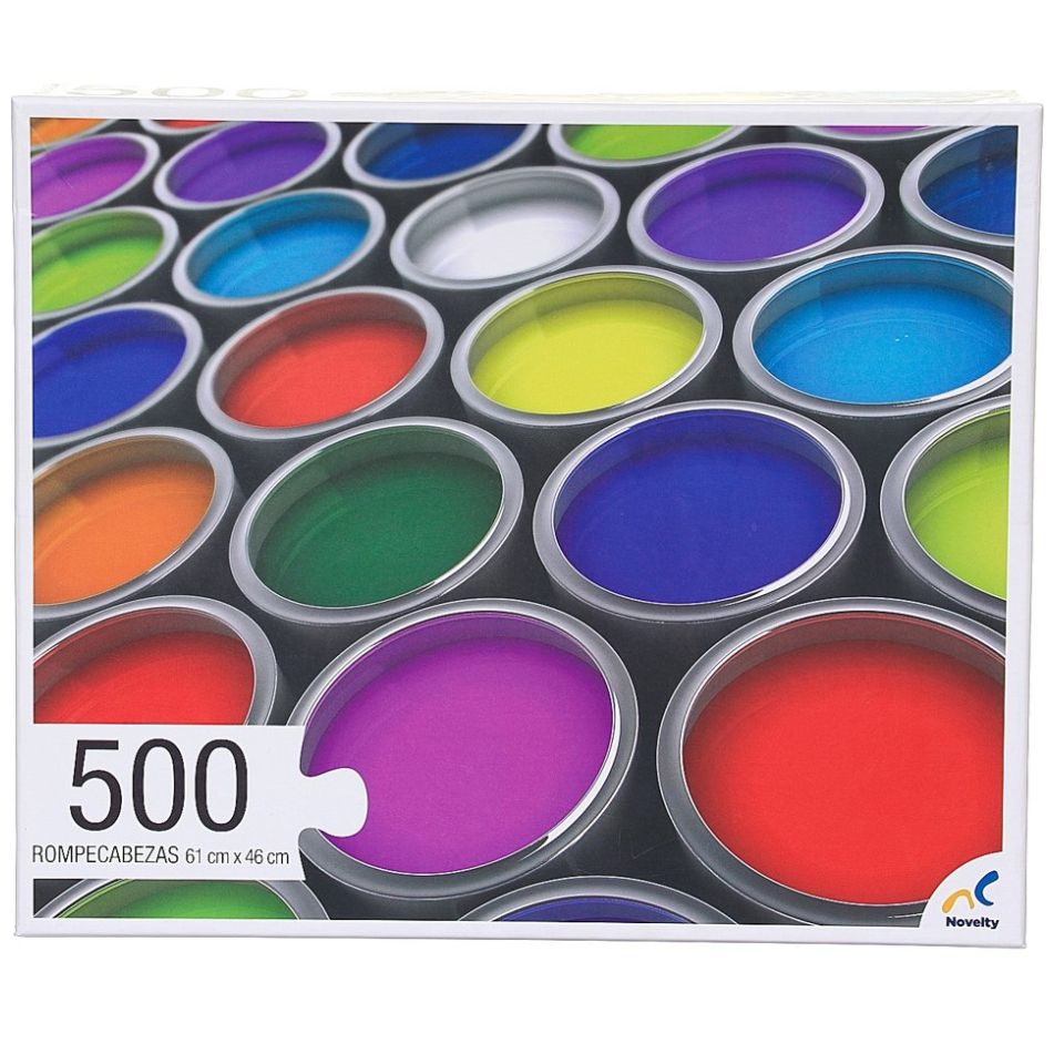 Rompecabezas Adulto 500 Piezas - Botes de Pintura  Novelty