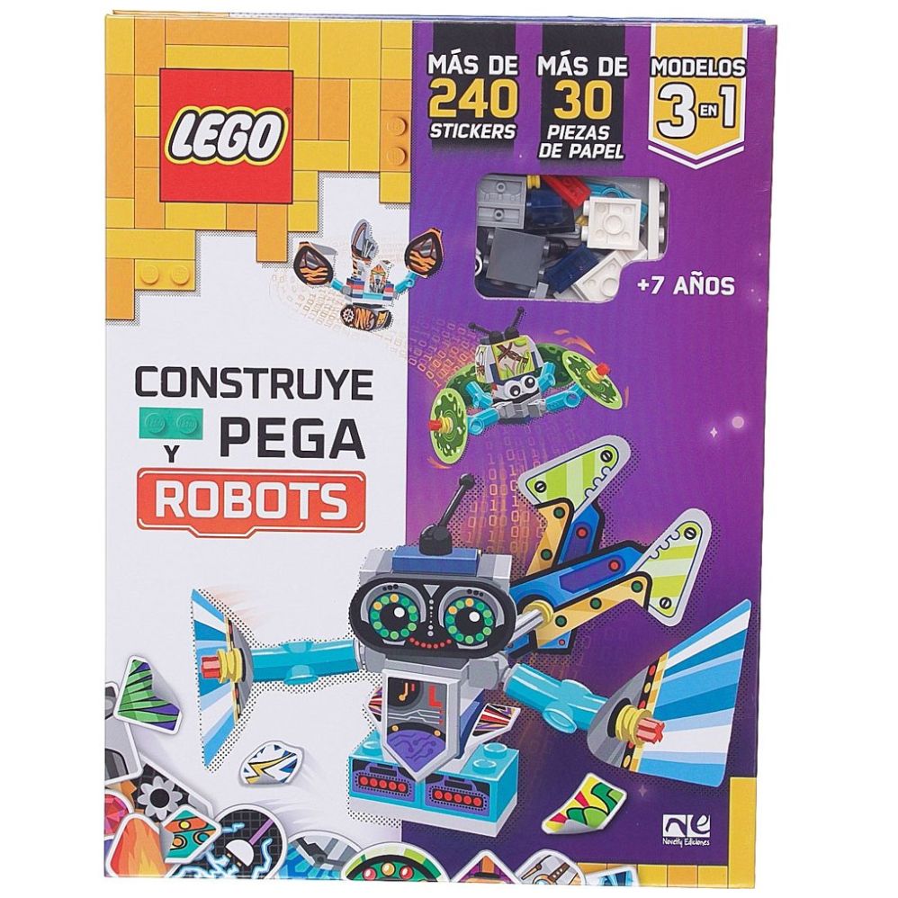 Lego Construye Y Pega Robots Novelty