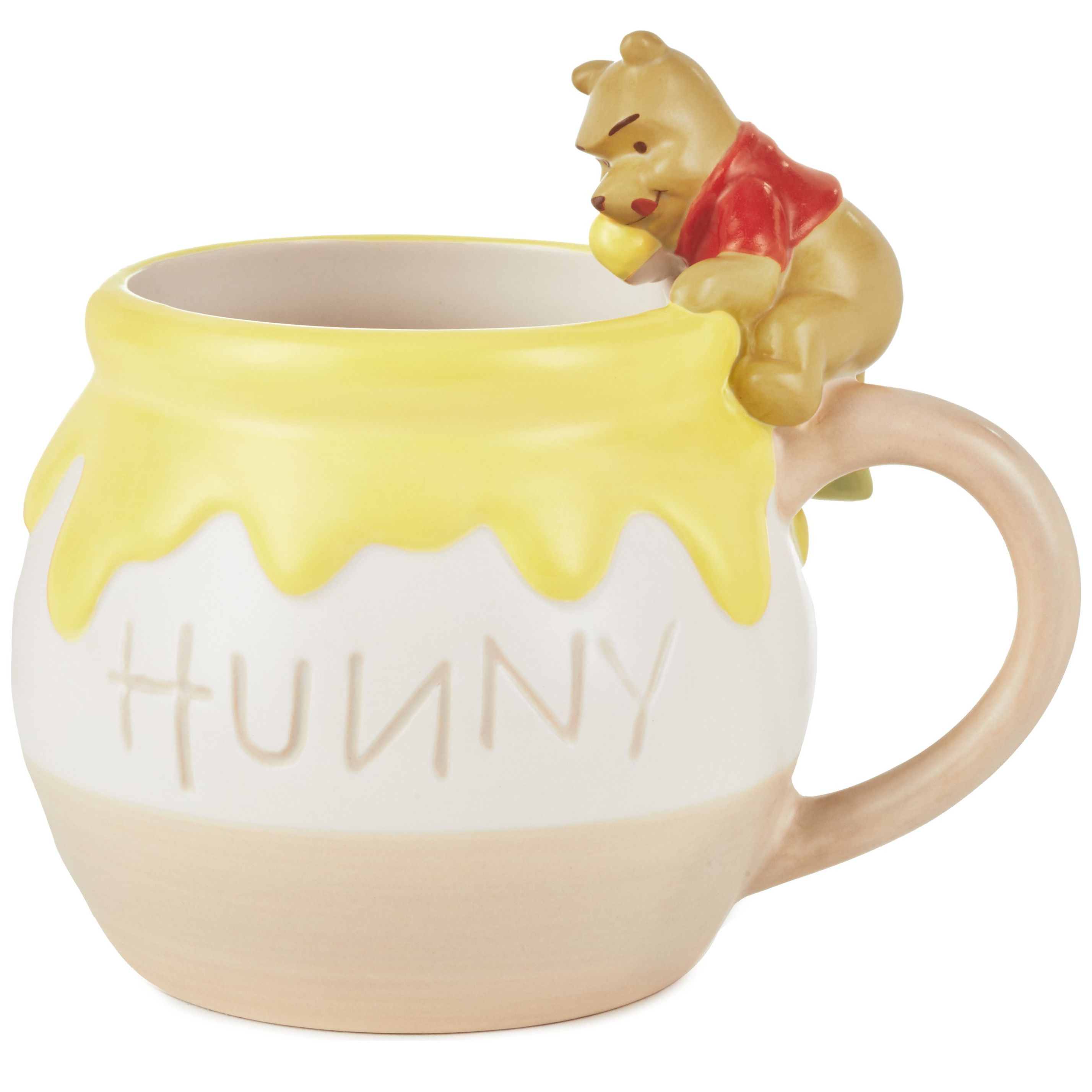 Taza Esculpida Tarro de Miel Disney Winnie The Pooh  Hallmark