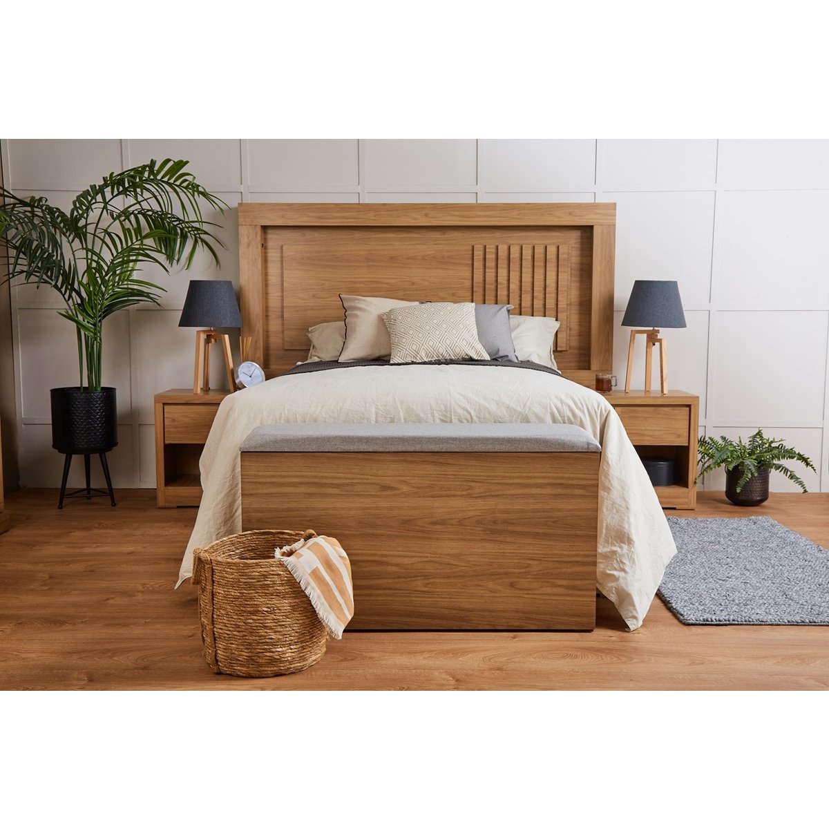 Recámara Palafitos King Size Natural Arenteiro