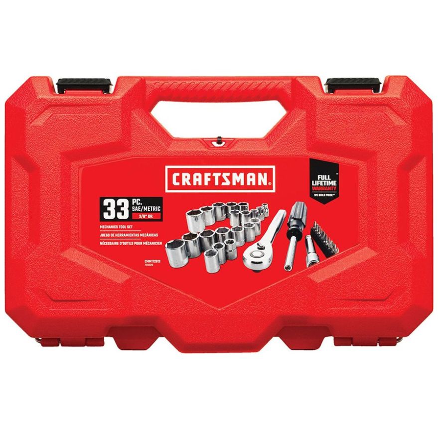 Juego de Herramientas Mecánicas 3/8 33 Piezas Craftsman