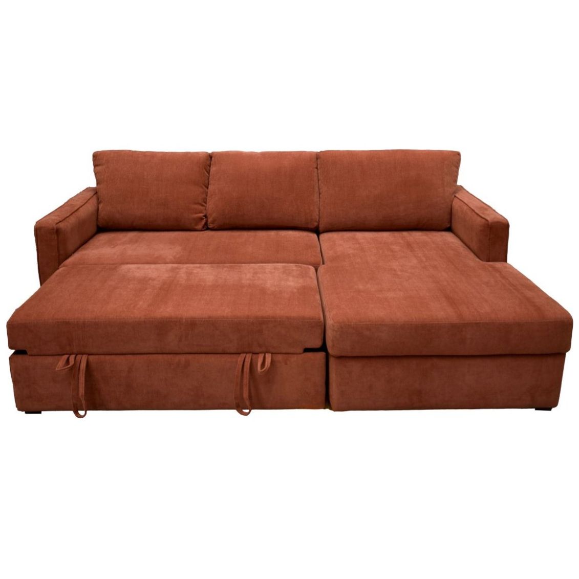 Sofá Cama 2 Piezas Walnut Muebles Liz
