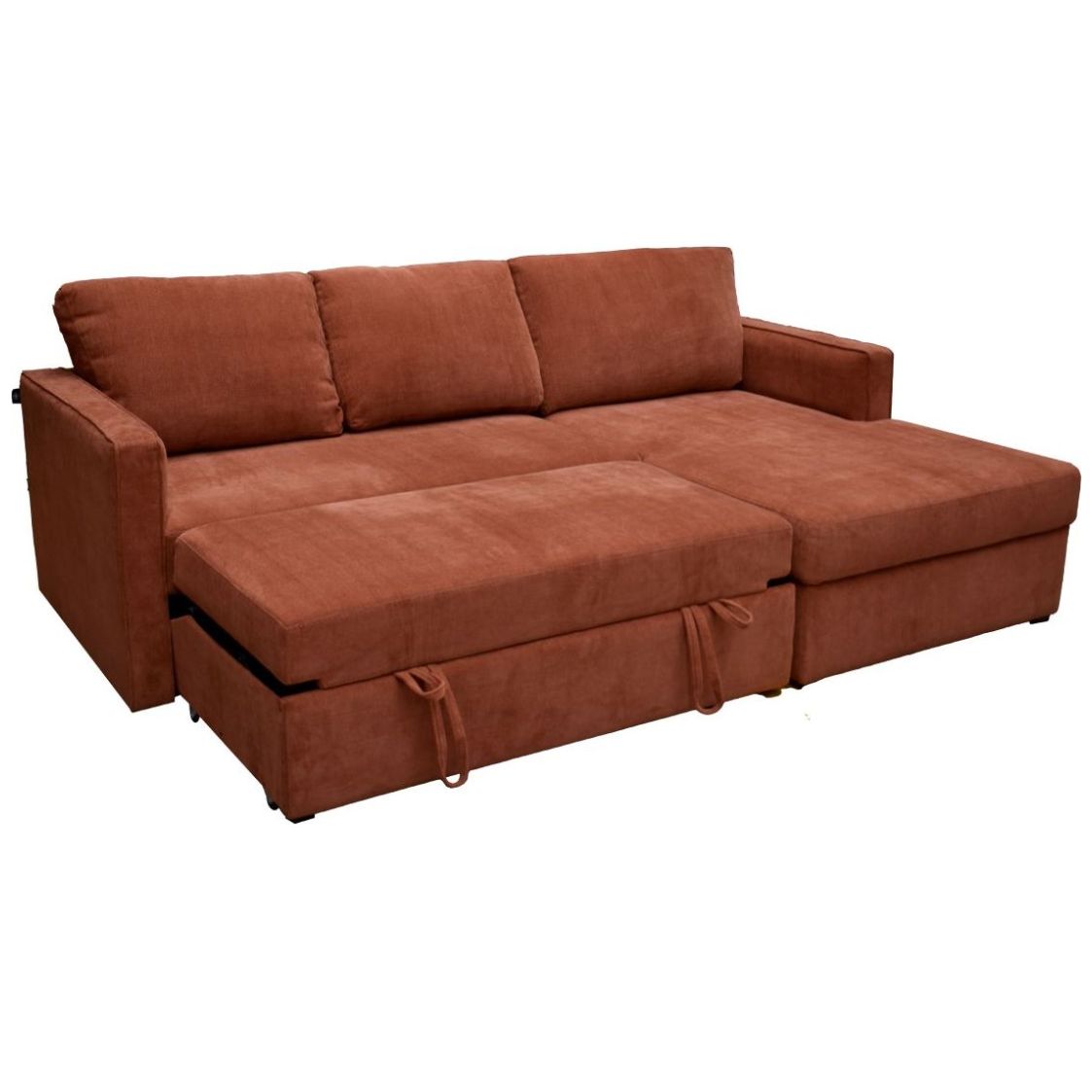 Sofá Cama 2 Piezas Walnut Muebles Liz