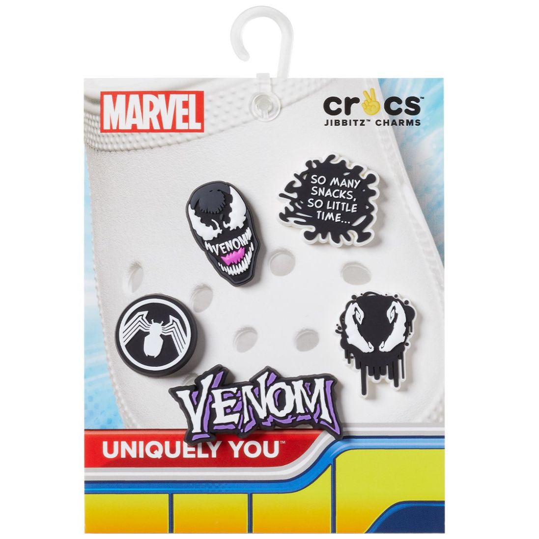 Kit Jibbitz Spider-Man Venom (5 Pack) para Niño Crocs