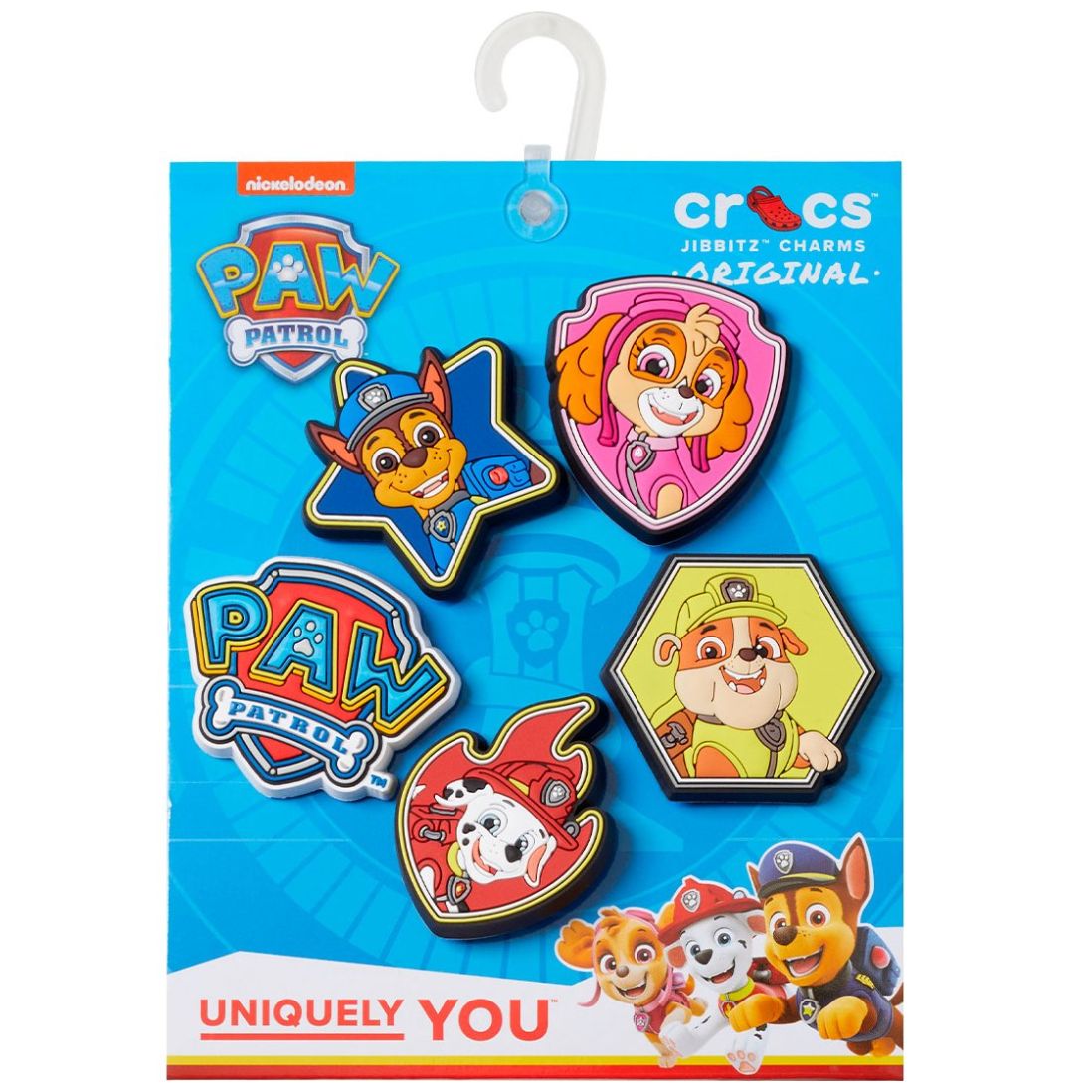 Kit Jibbitz Paw Patrol (5 Pack) para Unisex Infantil Crocs