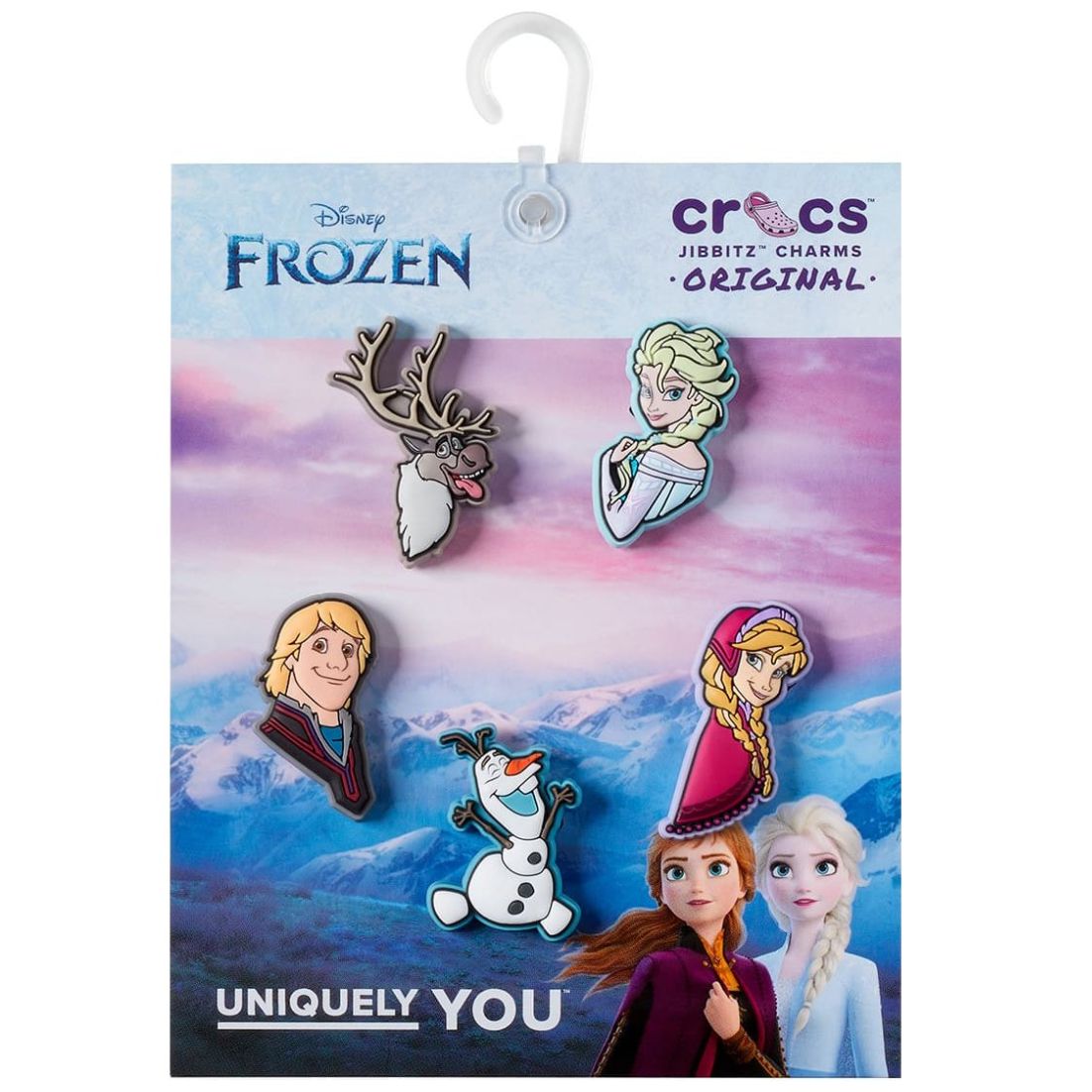 Kit Jibbitz Frozen (5 Pack) para Niña Crocs