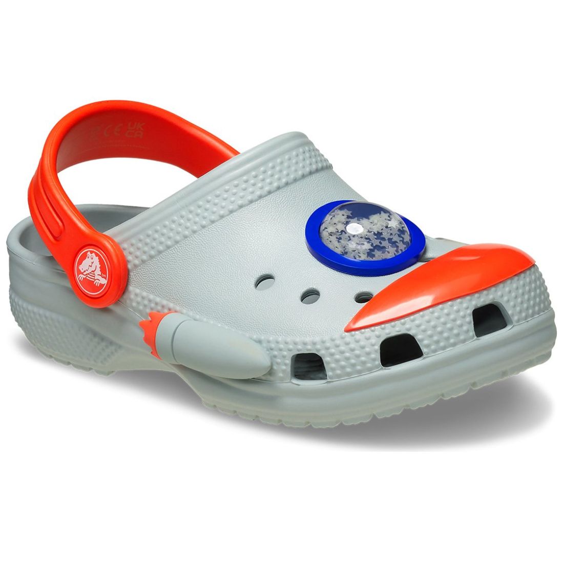 Crocs Classic Rocket Ship 13-17 Gris para Niño