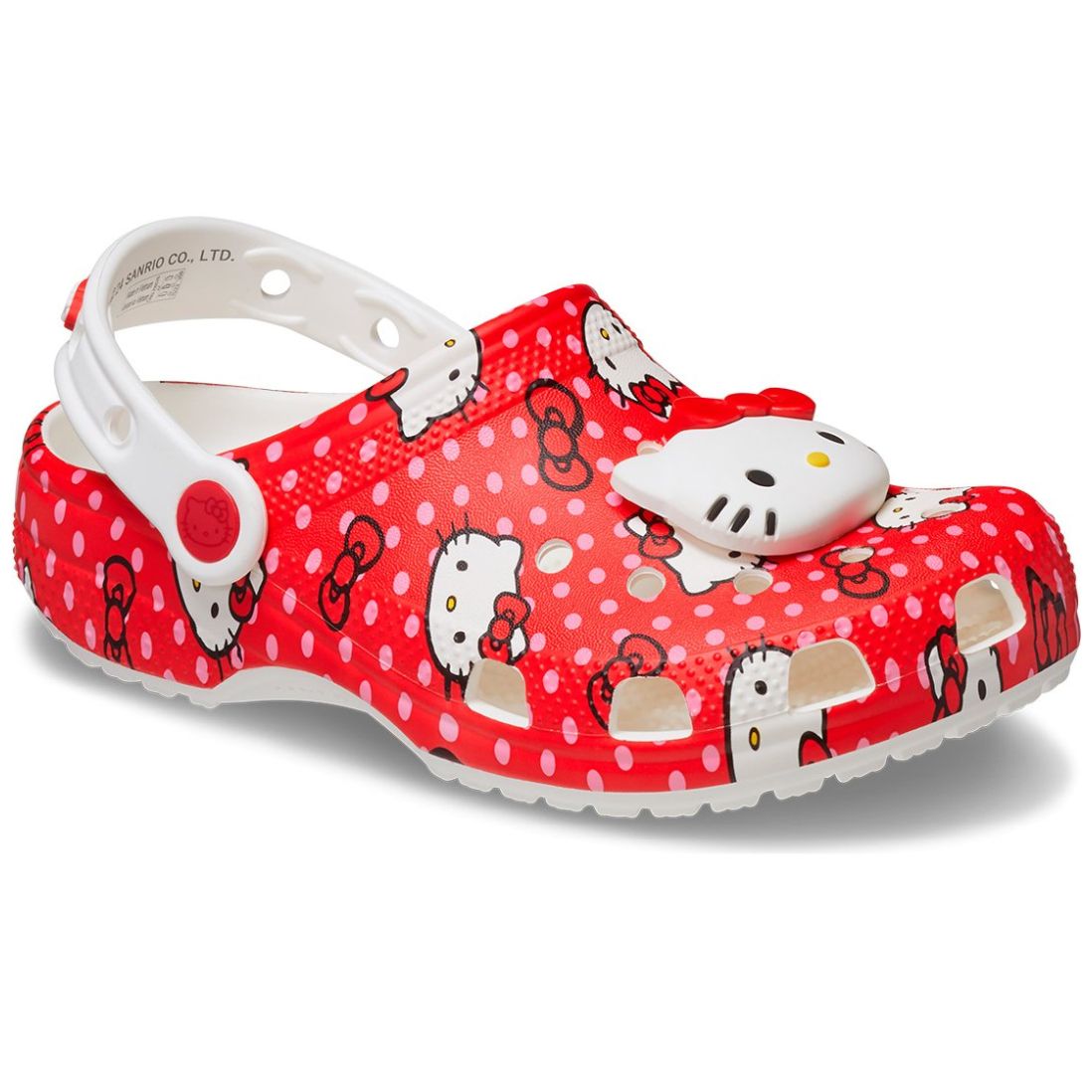 Crocs Hello Kitty Classic 18-23 Rojo para Niña