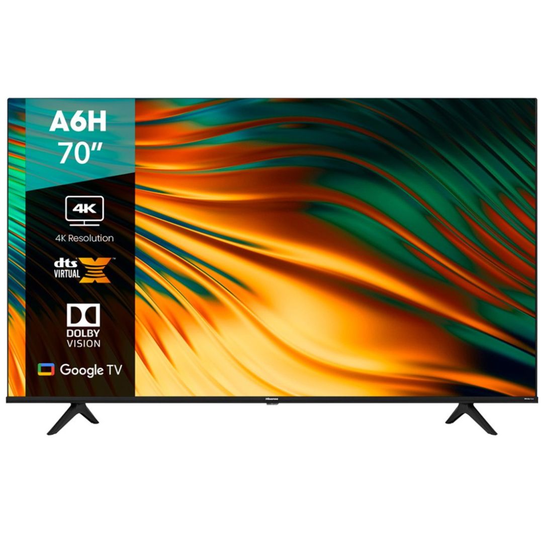 Pantalla Hisense 70 Pulgadas Google Tv 4K 70A6H