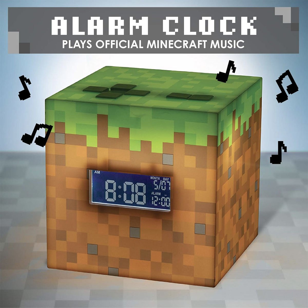 Reloj con Alarma Minecraft Paladone