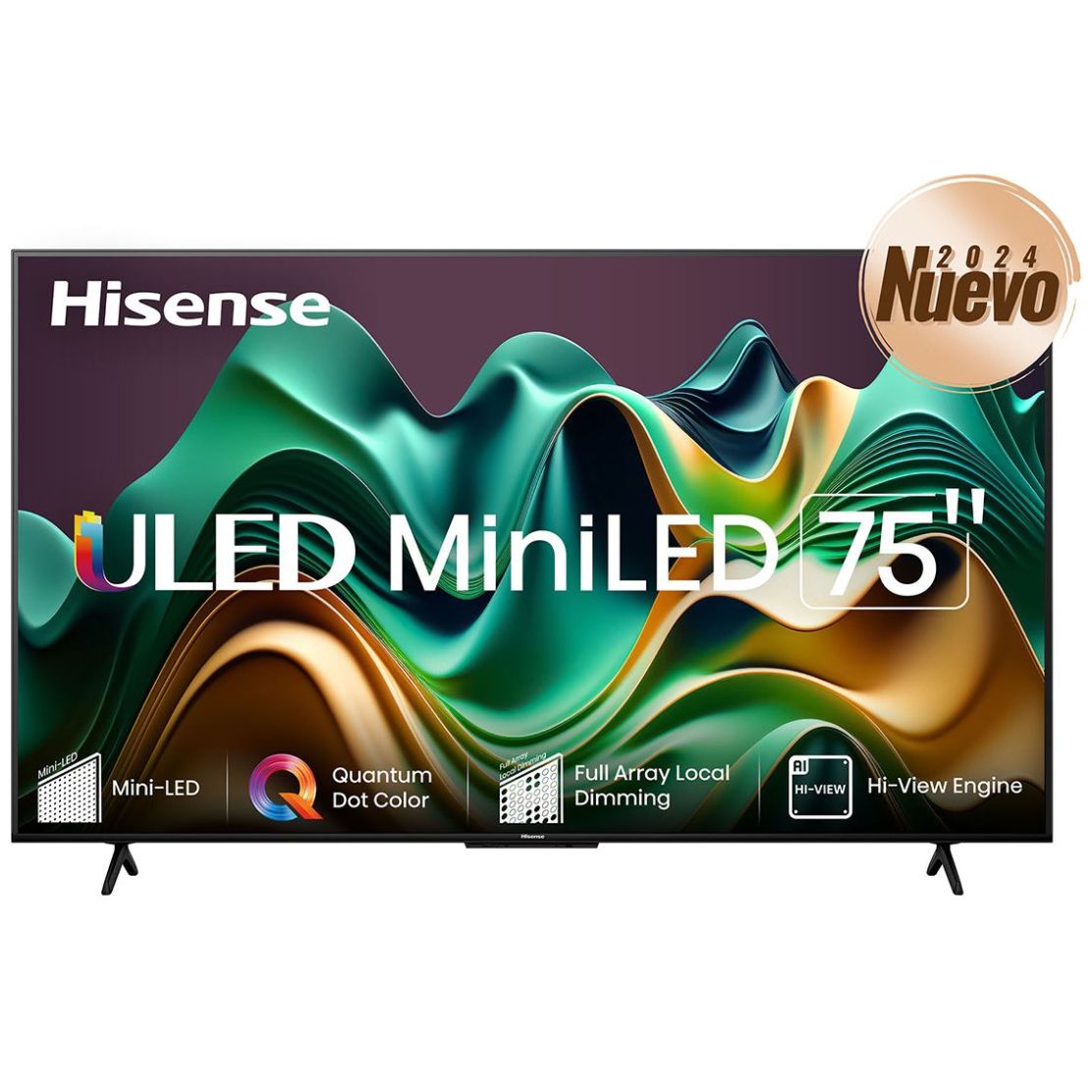 Pantalla Mini Led Hisense 75 Pulgadas Google Tv 75U6N