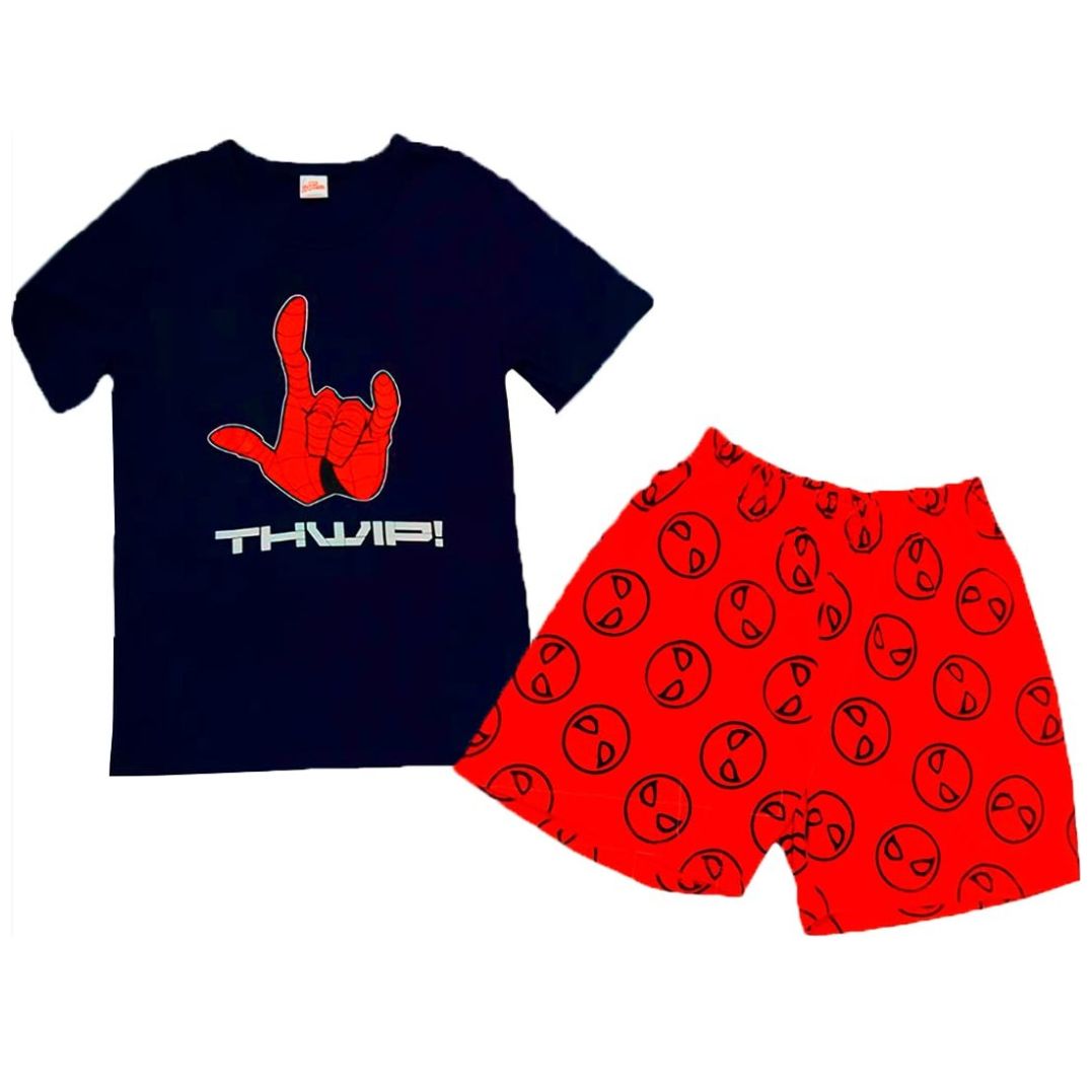 Pijama con Short Estampado de Spider-Man para Hombre