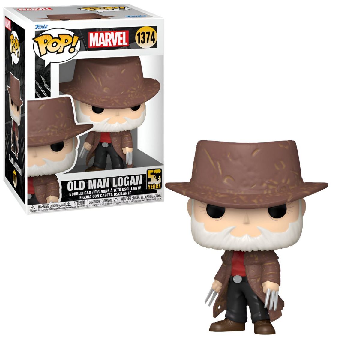 Pop Marvel Wolverine 50Th Ultimate Old Man Logan Funko