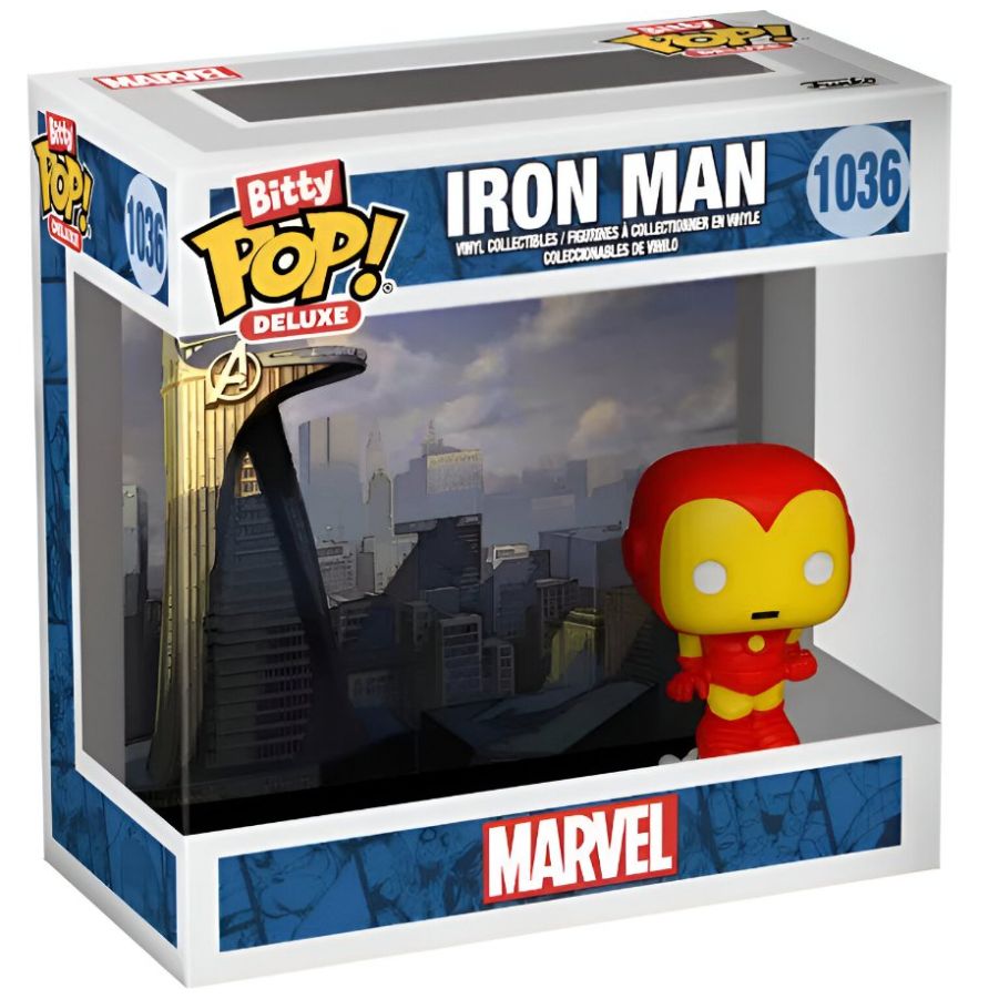 Bitty Pop Deluxe Marvel Iron Man Avenger Tower Funko