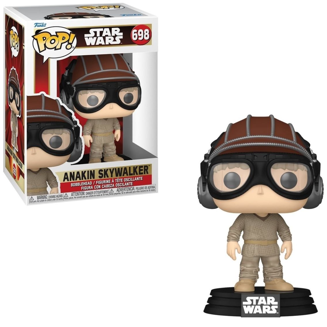 Funko Pop Star Wars: la Amenaza Fantasma - Anakin con Casco