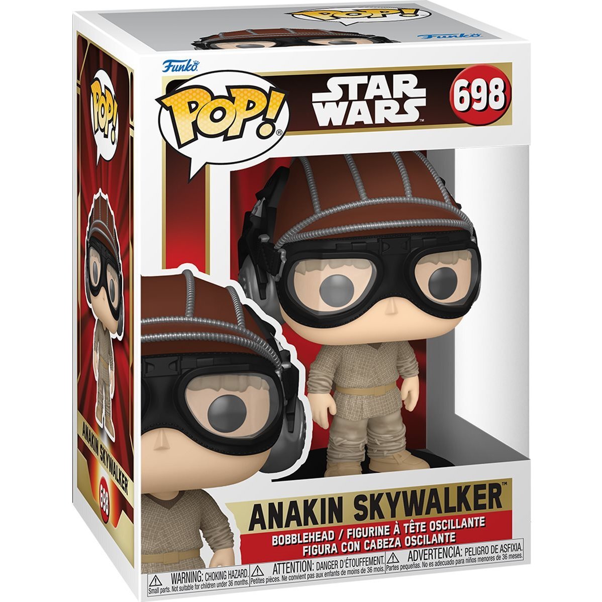 Funko Pop Star Wars: la Amenaza Fantasma - Anakin con Casco