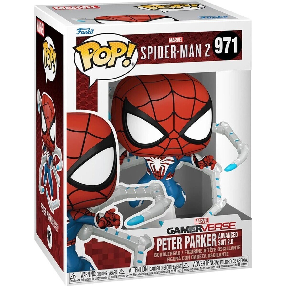 Pop Games Spiderman 2 Peter Parker Traje Avanzado 2 Funko