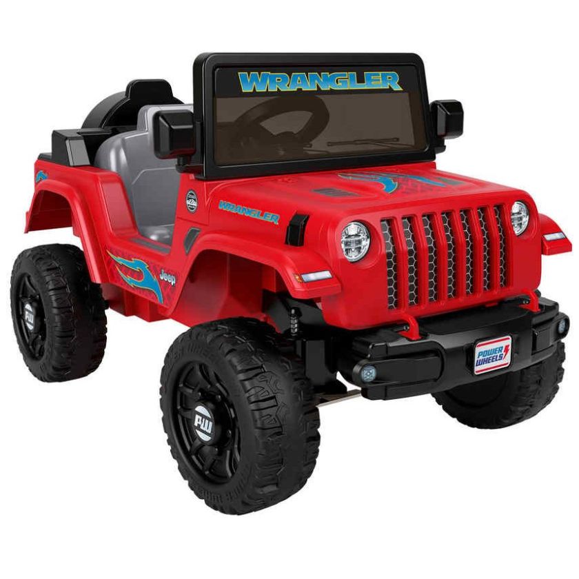 Fisher-Price Power Wheels Montable Jeep® Wrangler 6V Rojo Mattel