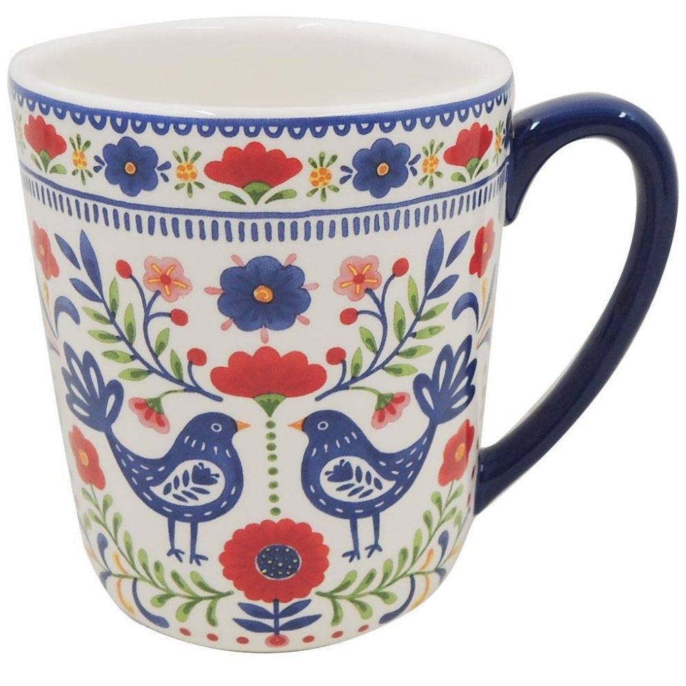 Taza Bird Blue Vintage Home