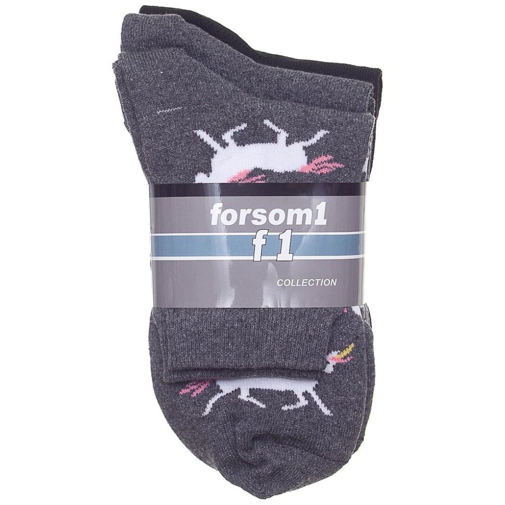 Paq 3 Tines Largos con Diseño Lisos Y Unicornio para Mujer Forsom 1