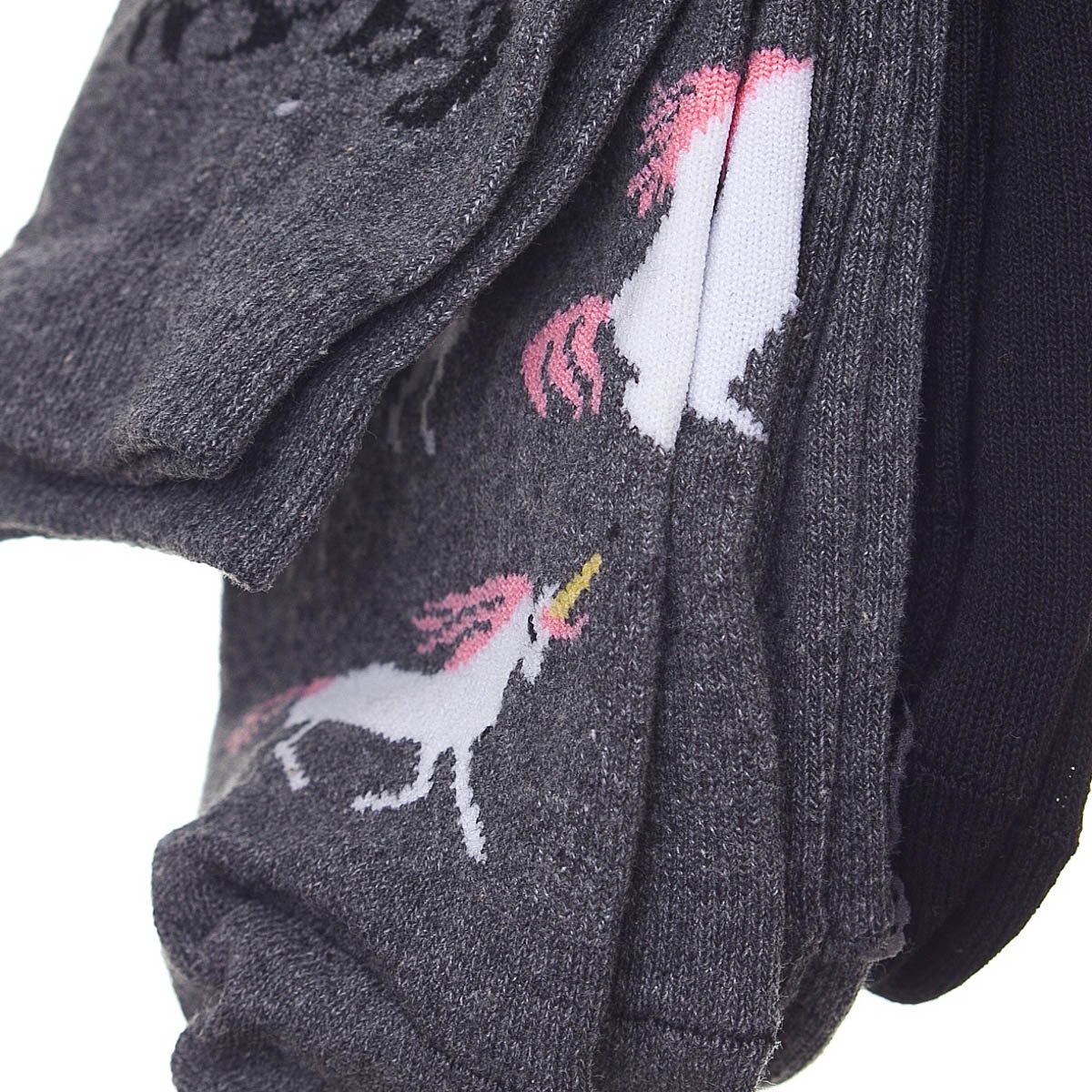 Paq 3 Tines Largos con Diseño Lisos Y Unicornio para Mujer Forsom 1