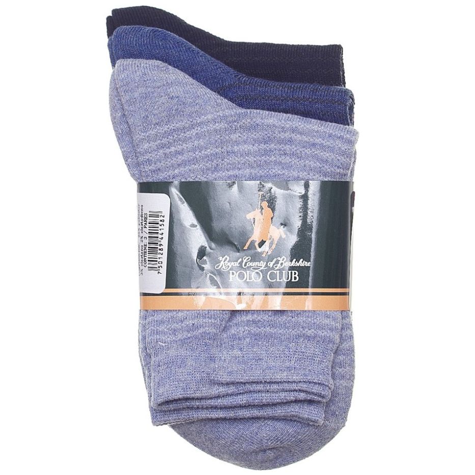 Paq 3 Tines Largos Lisos con Detalles de Rayas para Mujer Royal Polo Club