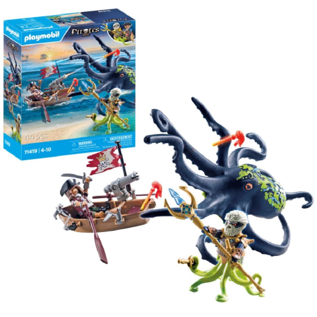 Piratas Batalla con Pulpo Gigante Playmobil