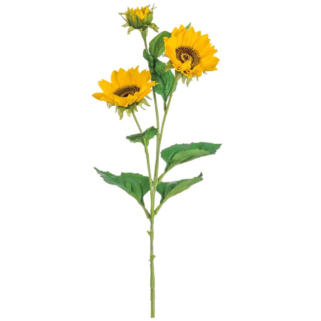 Vara Girasoles Artificial 66 Cm Amarillo  Lottus