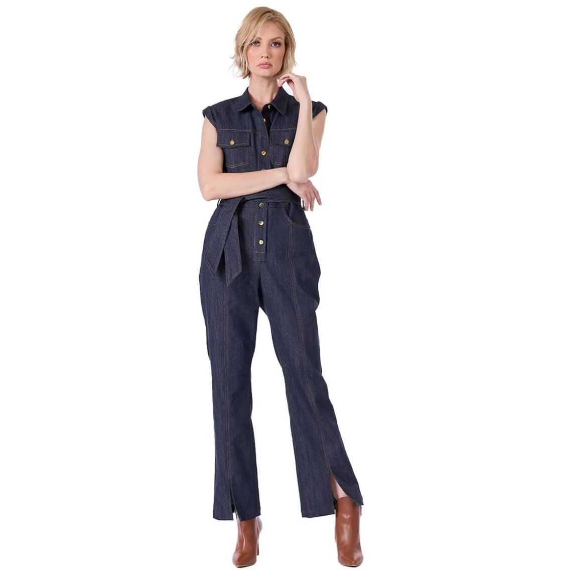 Jumpsuit con Bolsas para Mujer Foley's