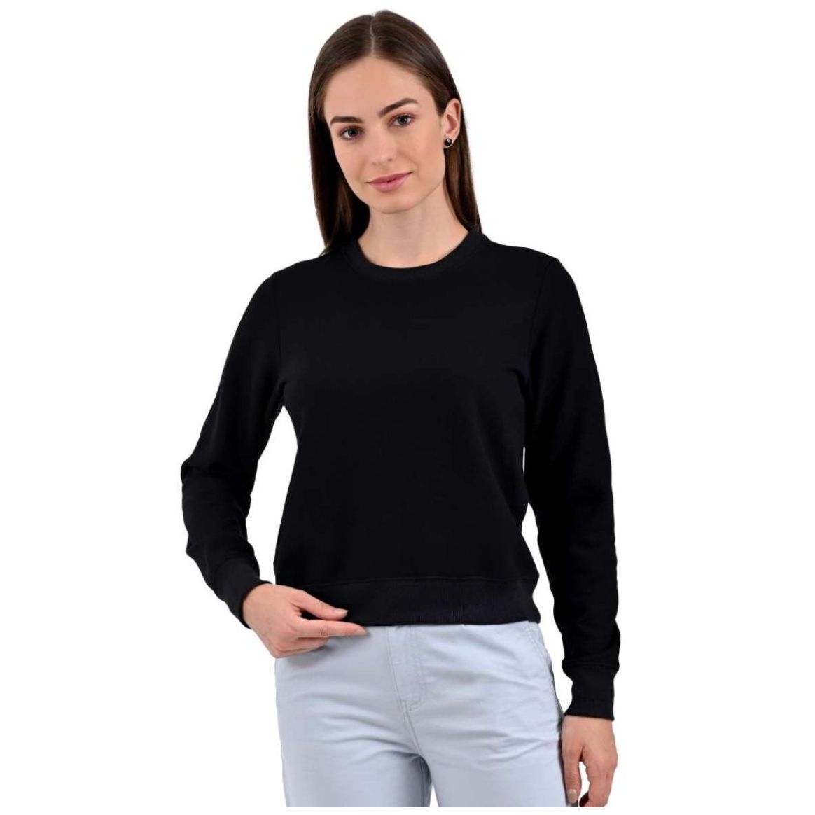 Sudadera de Cuello Redondo para Mujer Juniors Supply