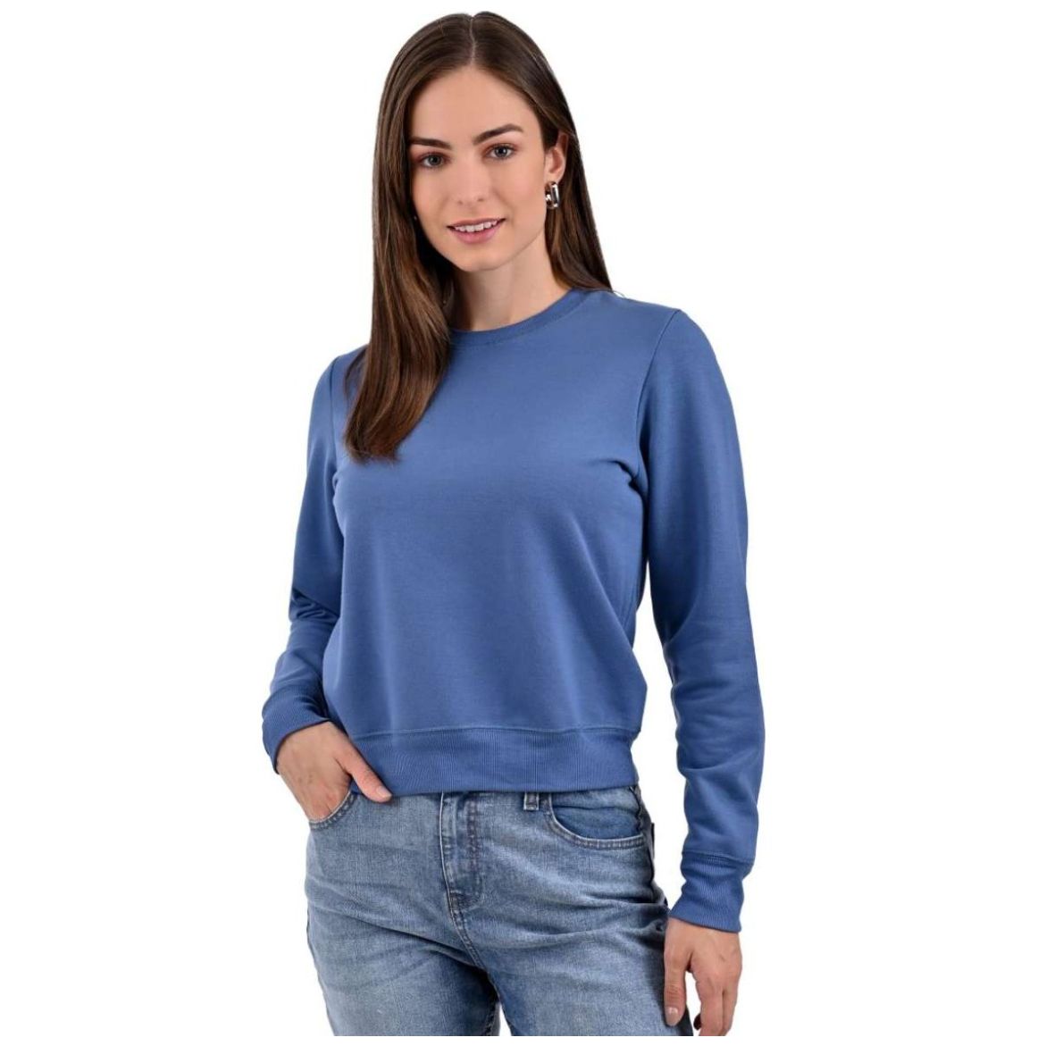 Sudadera de Cuello Redondo para Mujer Juniors Supply