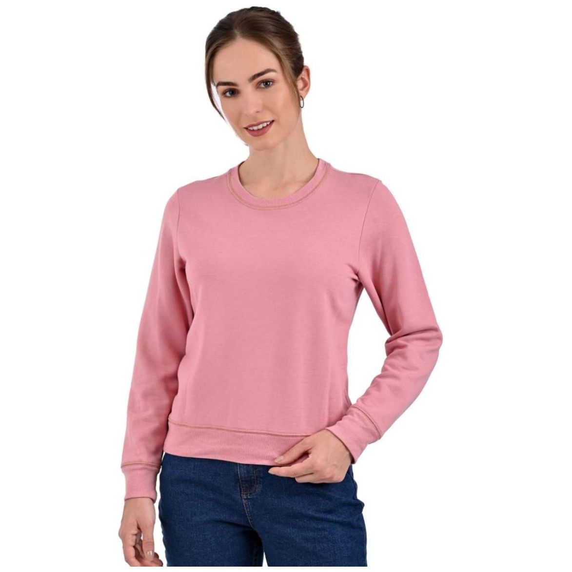 Sudadera de Cuello Redondo para Mujer Juniors Supply