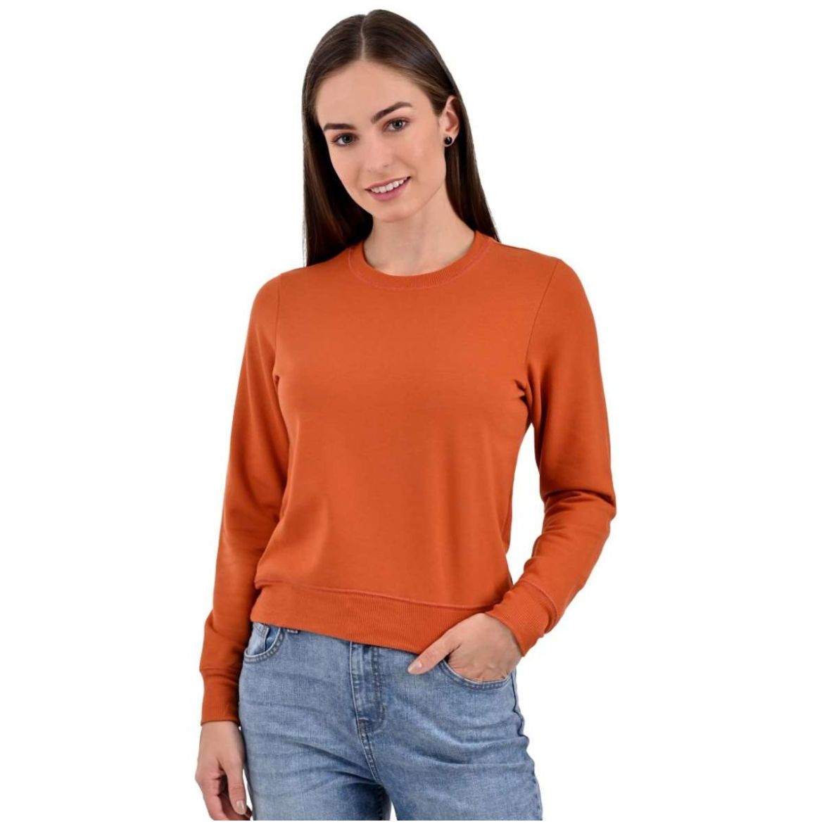 Sudadera de Cuello Redondo para Mujer Juniors Supply