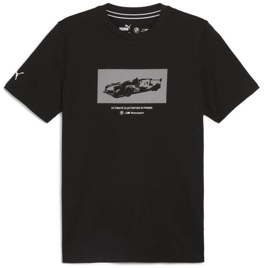 Playera Negra Bmw Car G para Hombre Puma