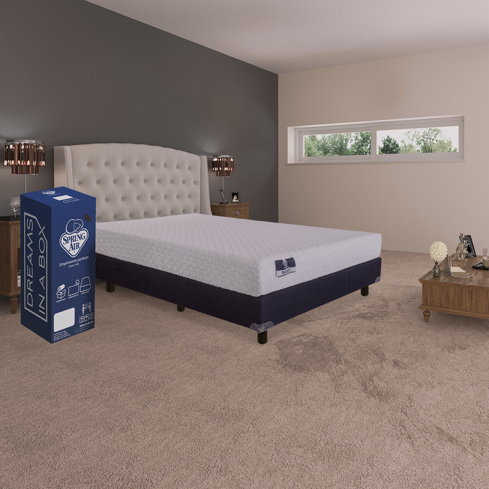 Colchón en Caja Individual Basic Dreams Spring Air
