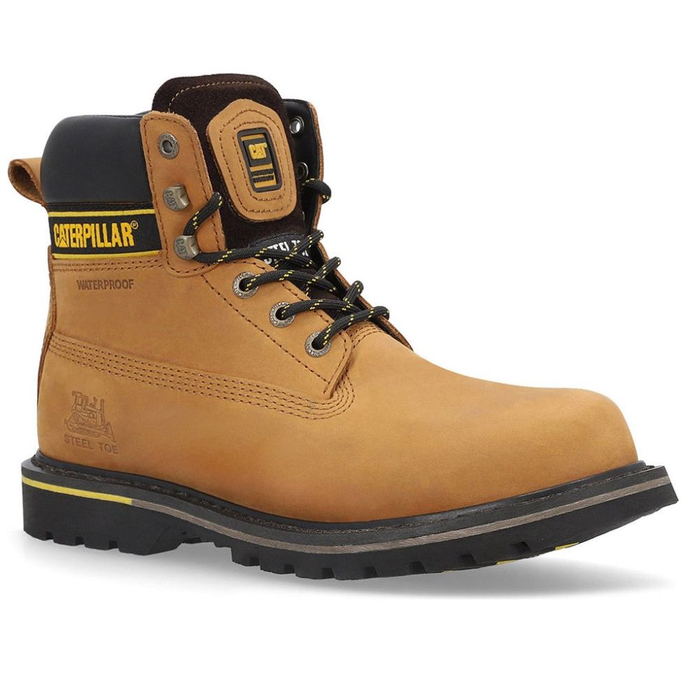 Bota en Piel Diseño Liso para Hombre Caterpillar