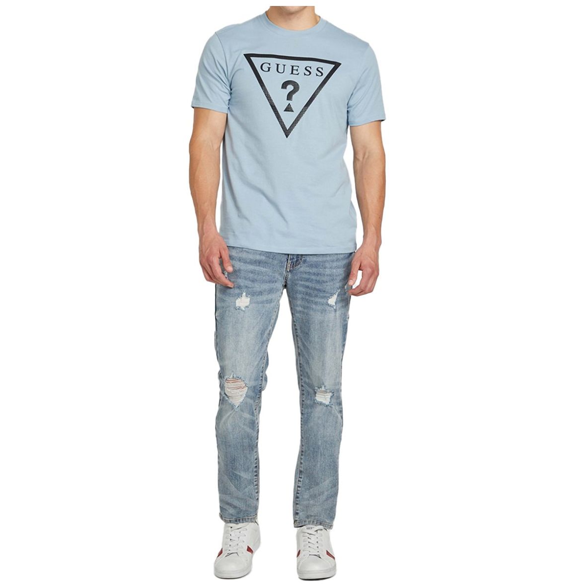 Playera Básica con Logo para Hombre Guess