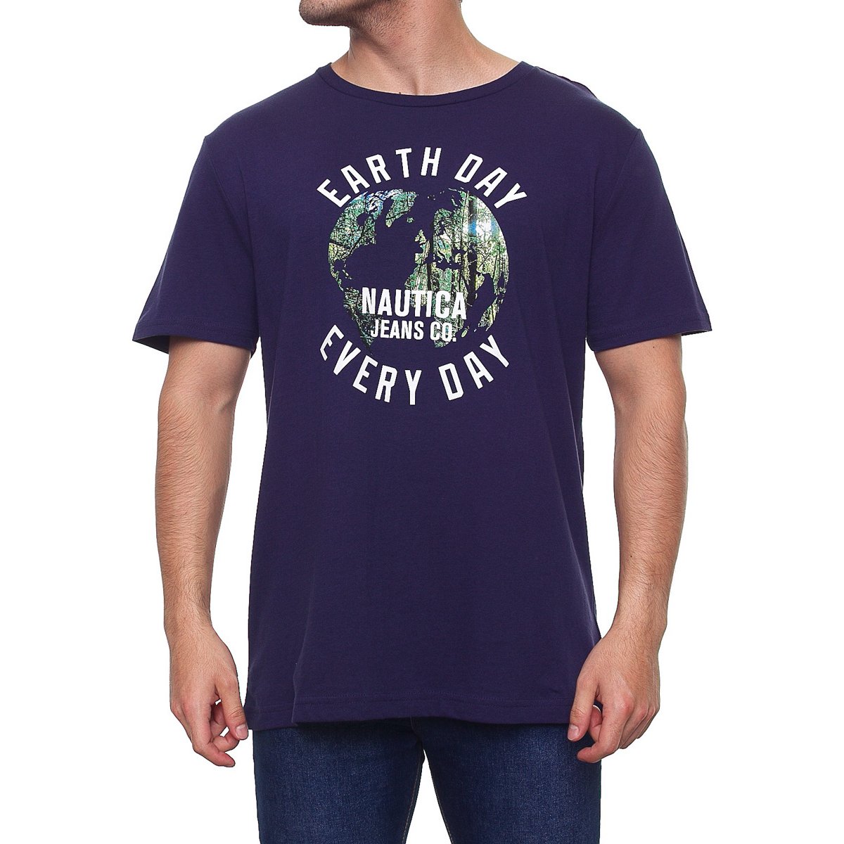 Playera Manga Corta Nautica Jeans Co para Hombre