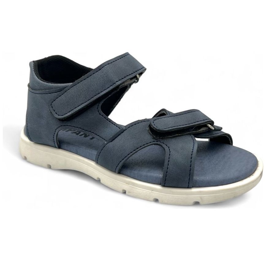 Sandalia con Velcro 17-23 Azul para Niño Jeanious