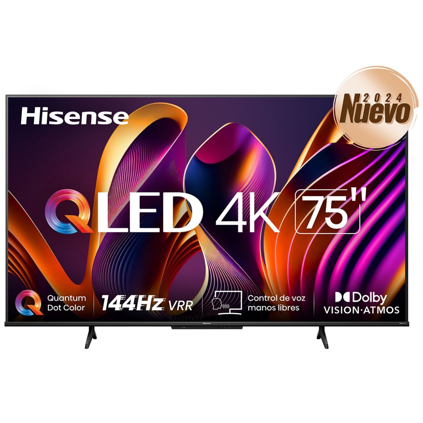 Pantalla Hisense 75" Qled 4K 75Qd7N