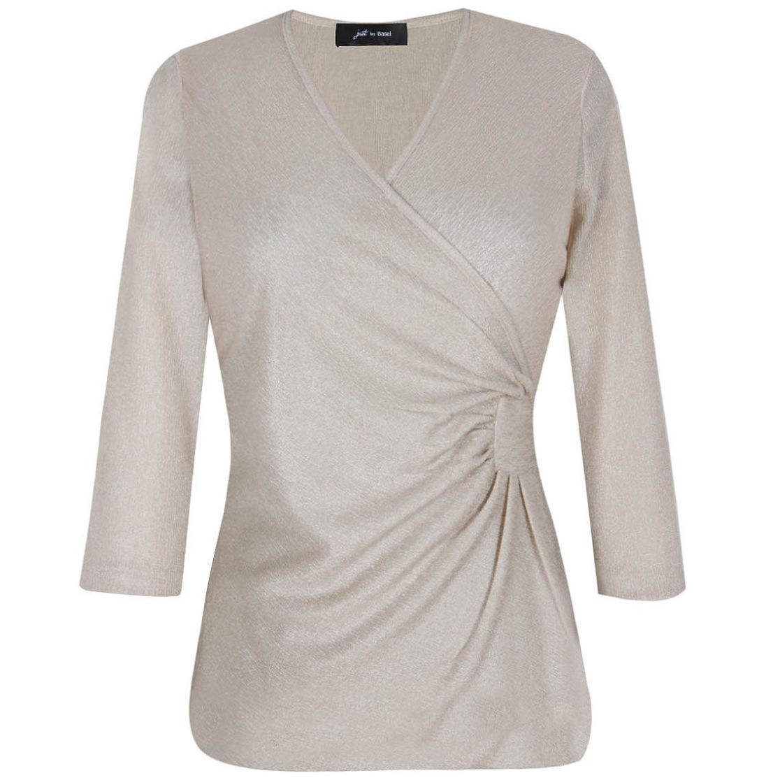 Blusa de Escote Cruzado para Mujer Petite Just By Basel